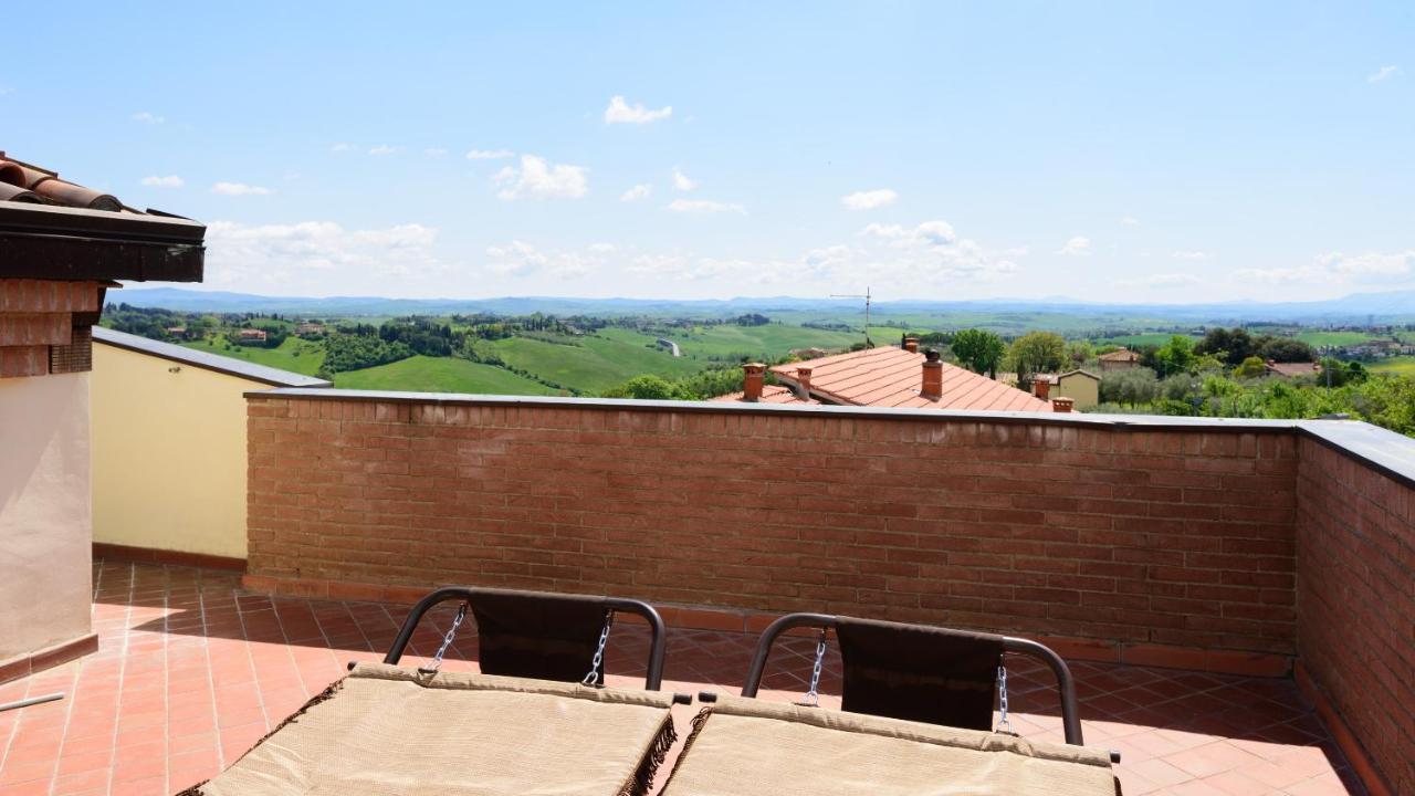 Luglie 360° Panoramic Terrace Apartment Siena Exterior photo